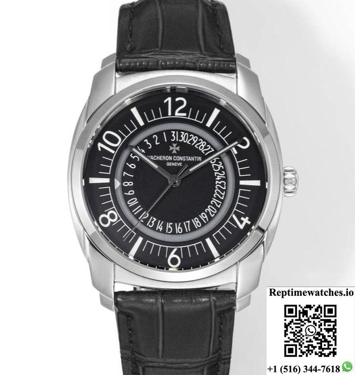 Vacheron Constantin Quidley 4500S/000A-B196 Gr Factory Alligator Leather Strap-Rep Time Watches