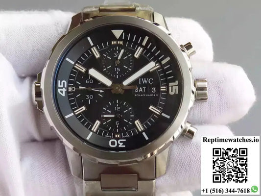 IWC Aquatimer IW376804 V6 Factory Black Dial - Watches