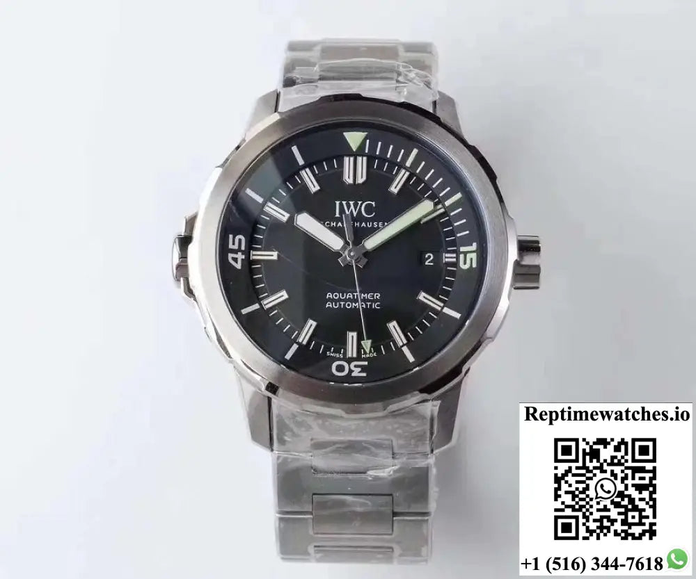 IWC Aquatimer Jacques-Yves Cousteau IW329005 V6 Factory V2 Black Dial - Watches