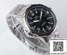 IWC Aquatimer Jacques-Yves Cousteau IW329005 V6 Factory V2 Black Dial - Watches