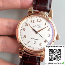 IWC Da Vinci Automatic IW356601 Rose Gold MKS Factory White Dial - Watches