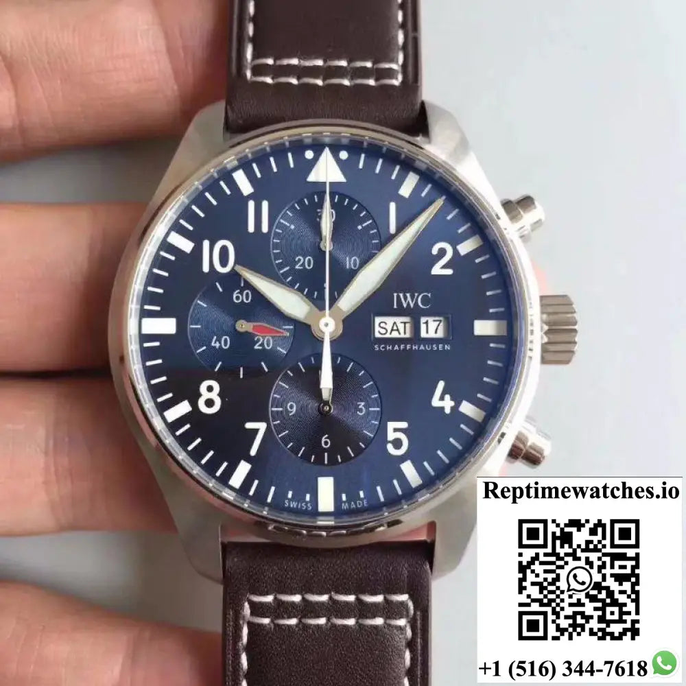IWC Pilot Chronograph Edition Le Petit Prince IW377713 ZF Factory Blue Dial - Watches