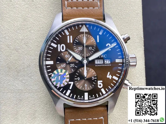 IWC Pilot Chronograph Edition Le Petit Prince IW377713 ZF Factory Chocolate Dial Product Photo 1