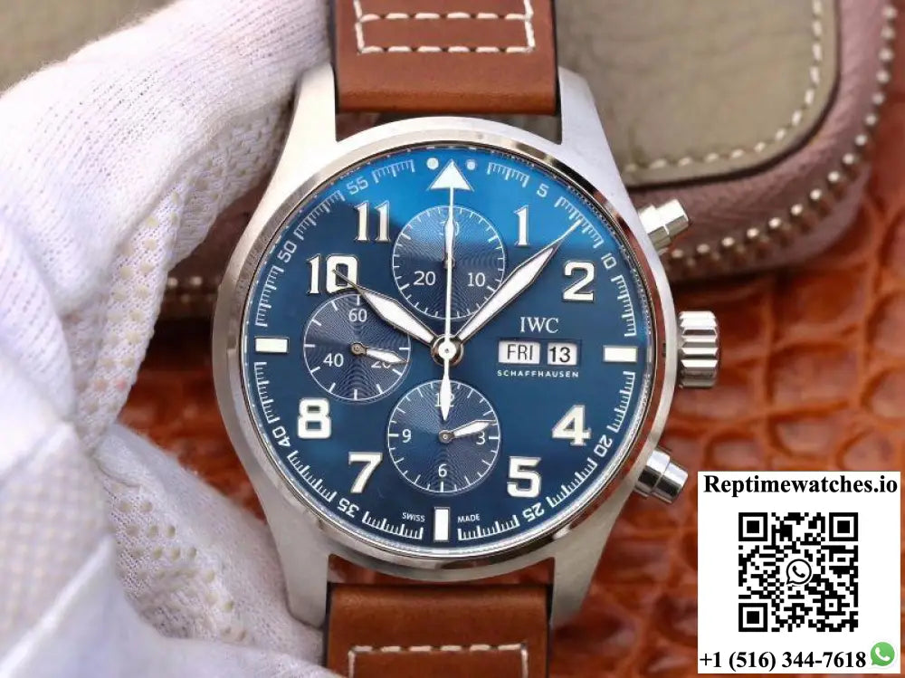 IWC Pilot Chronograph Edition Le Petit Prince IW377714 ZF Factory Blue Dial - Watches