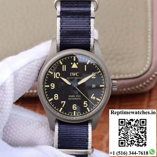IWC Pilot IW327006 M+ Factory Black Dial - Watches