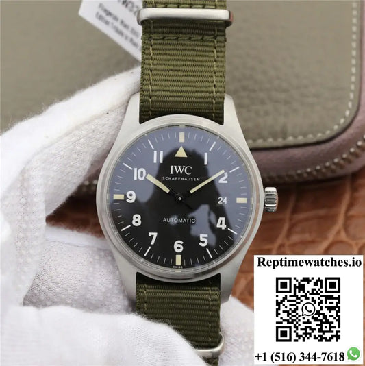 IWC Pilot IW327007 M+ Factory Black Dial - Watches
