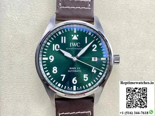 IWC Pilot IW328205 M+ Factory Brown Strap - Watches