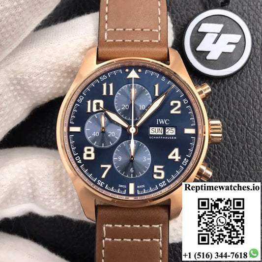 IWC Pilot IW377721 ZF Factory Blue Dial - Watches