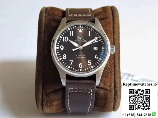 IWC Pilot Mark XVIII Antoine De Saint Exepury IW327003 Chocolate Dial MKS Factory - Watches
