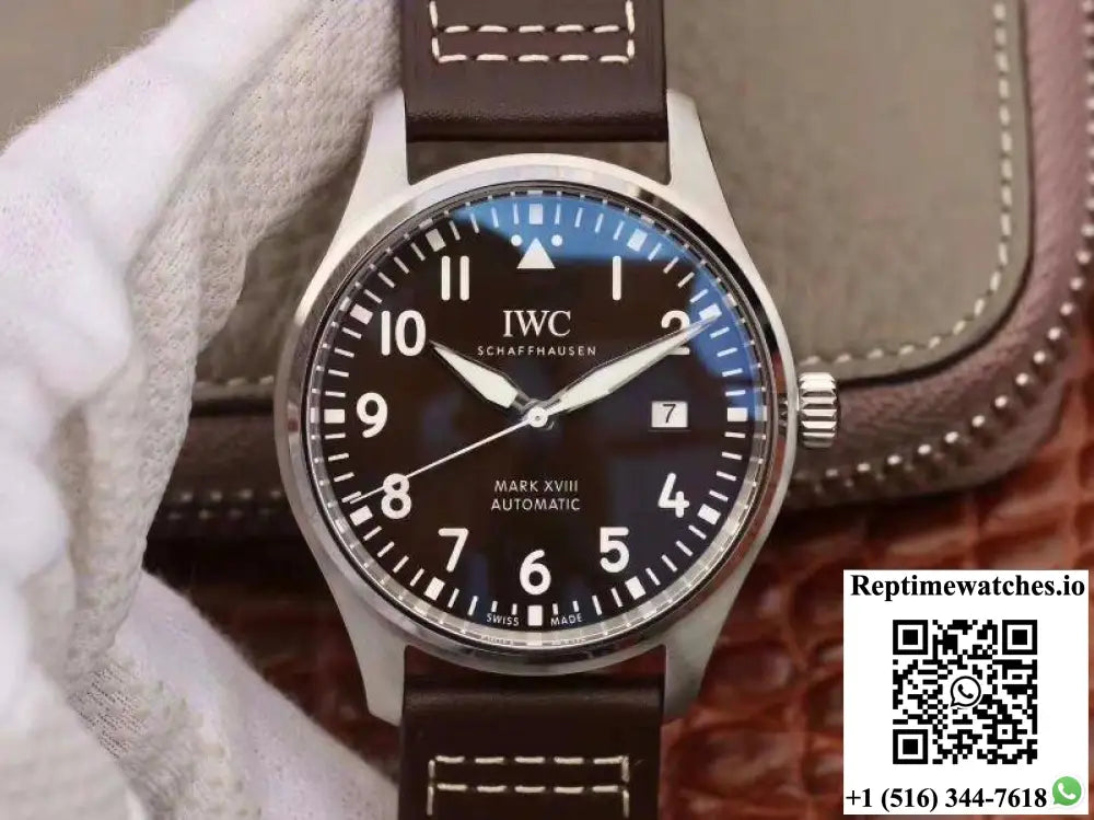 IWC Pilot Mark XVIII Antoine De Saint Exepury IW327003 MKS Factory Brown Dial - Watches