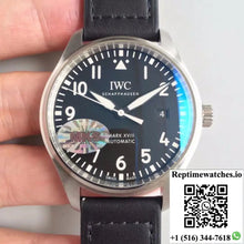 IWC Pilot Mark XVIII Edition Laureus Sport IW324703 MKS Factory V2 Blue Dial - Watches