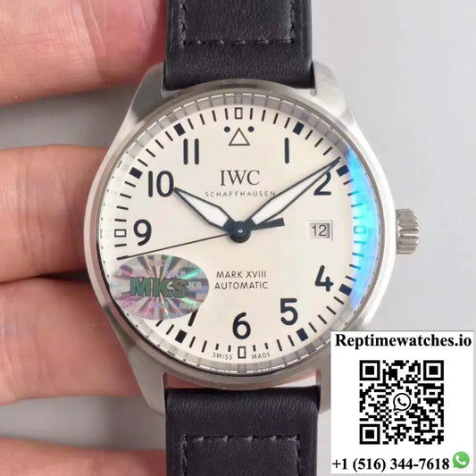 IWC Pilot Mark XVIII IW327002 MKS Factory V2 White Dial - Watches