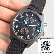 IWC Pilot Top Gun Chronograph IW389001 ZF Factory Anthracite Dial - Watches