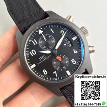 IWC Pilot Top Gun Chronograph IW389001 ZF Factory Anthracite Dial - Watches