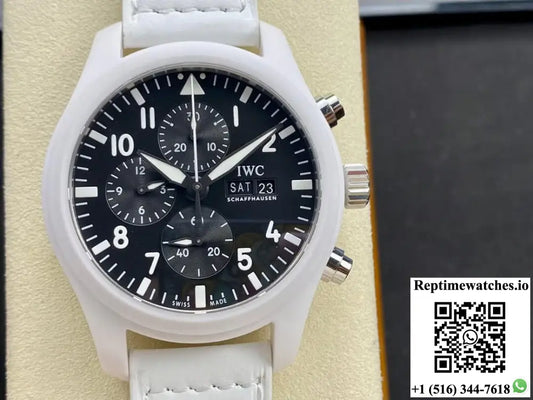 IWC Pilot TOP GUN IW389105 Lake Tahoe TPS Factory White Ceramic - Watches