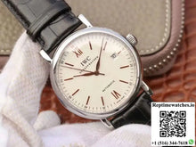 IWC Portofino Automatic IW356501 MKS Factory Black Leather Strap White Dial - Watches