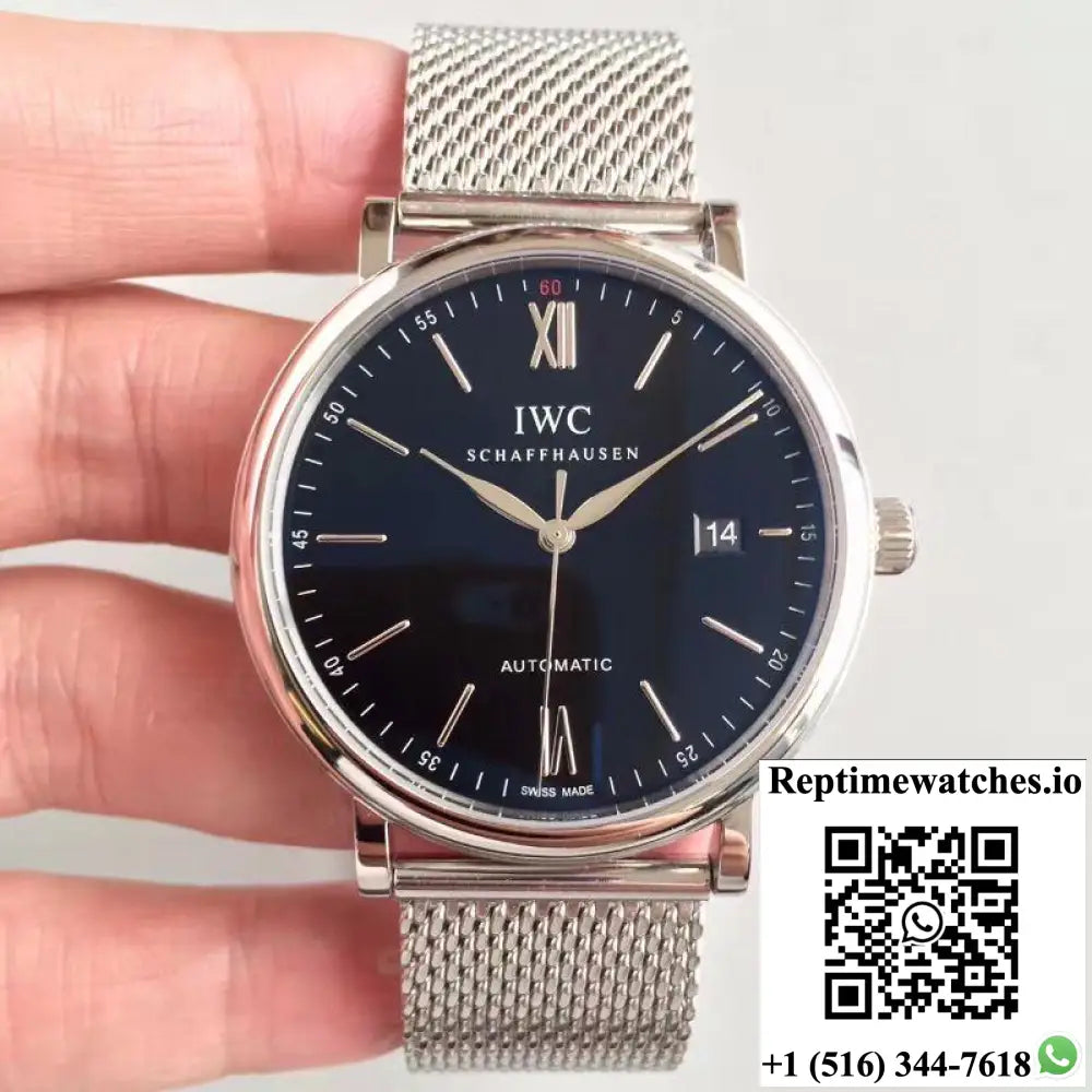 IWC Portofino Automatic IW356506 MKS Factory Black Dial - Watches