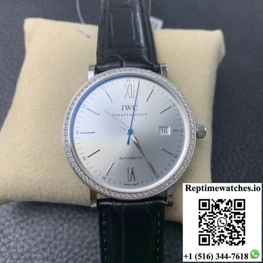 IWC Portofino IW356514 V7 Factory Silver Dial - Watches