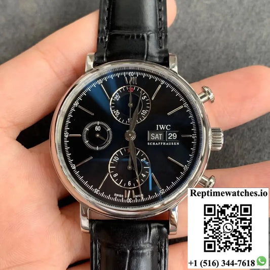 IWC Portofino IW391008 ZF Factory Stainless Steel Black Dial - Watches