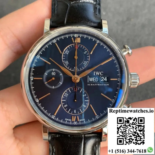 IWC Portofino IW391036 ZF Factory Stainless Steel Blue Dial - Watches