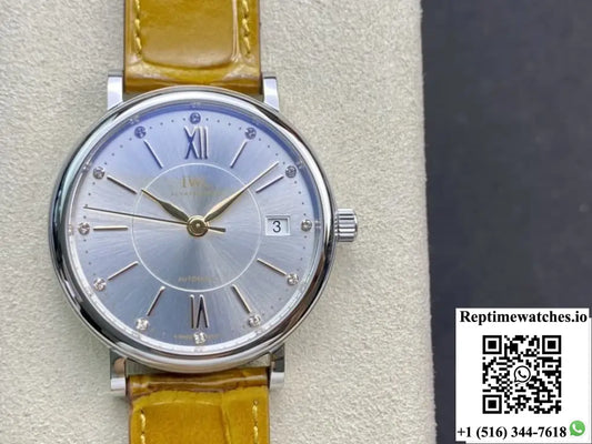 IWC Portofino IW458101 V7 Factory Alligator Leather Strap