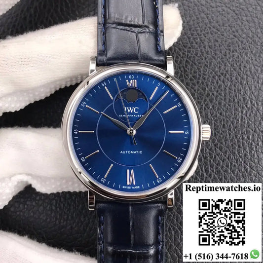 IWC Portofino Moon Phase IW459402 MKS Factory Blue Dial AI Factory