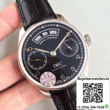 IWC Portugieser Annual Calendar IW503502 YL Factory Black Dial - Watches