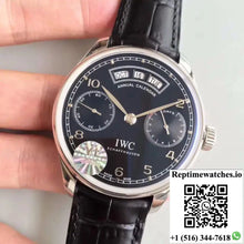 IWC Portugieser Annual Calendar IW503502 YL Factory Black Dial - Watches
