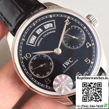 IWC Portugieser Annual Calendar IW503502 YL Factory Black Dial - Watches
