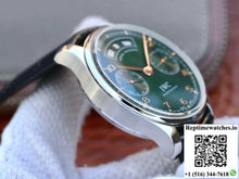IWC Portugieser Annual Calendar IW503510 YL Factory Green Dial - Watches