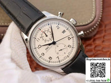 IWC Portugieser Chronograph Classic IW390403 ZF Factory White Dial - Watches