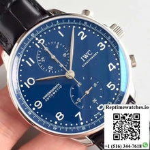 IWC Portugieser Chronograph Edition 150 Years IW371601 Blue Dial YL Factory - Watches