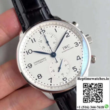 IWC Portugieser Chronograph Edition 150 Years IW371602 YL Factory White Dial - Watches