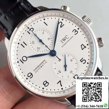 IWC Portugieser Chronograph Edition 150 Years IW371602 YL Factory White Dial - Watches