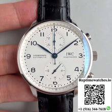 IWC Portugieser Chronograph Edition 150 Years IW371602 YL Factory White Dial - Watches
