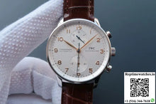 IWC Portugieser Chronograph IW371445 ZF Factory White Dial - Watches
