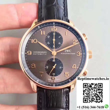 IWC Portugieser Chronograph IW371482 ZF Factory Anthracite Dial - Watches
