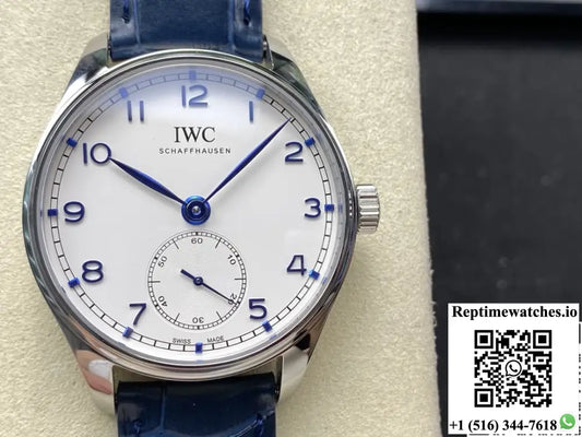 IWC Portugieser IW358304 GR Factory Blue Strap