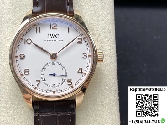 IWC Portugieser IW358404 GR Factory Dark Brown Strap