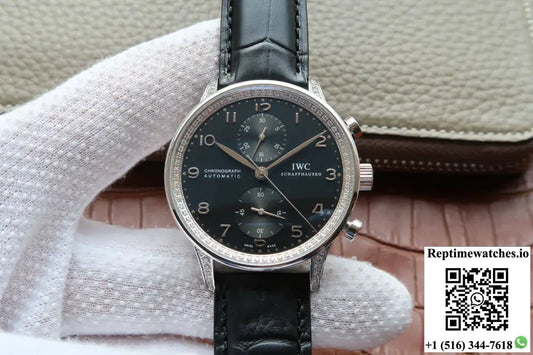 IWC Portugieser IW371440 ZF Factory V2 Diamond Bezel - Watches