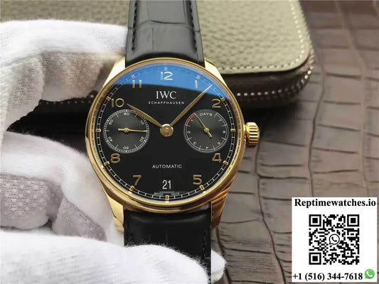 IWC Portugieser IW500101 ZF Factory Black Dial - Watches