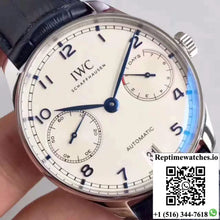 IWC Portugieser IW500705 ZF Factory V4 White Dial and Blue Markers - Watches