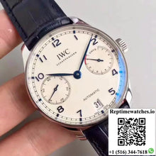 IWC Portugieser IW500705 ZF Factory V4 White Dial and Blue Markers - Watches
