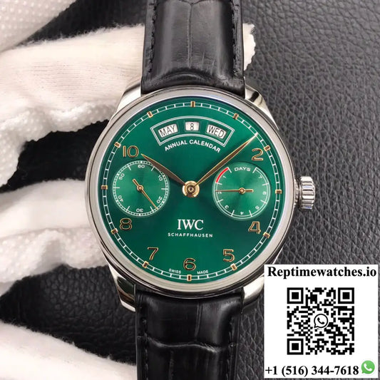 IWC Portugieser IW503510 ZF Factory Green Dial - Watches