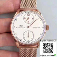 IWC Portugieser Regulateur IW544402 YL Factory White Dial - Watches