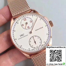 IWC Portugieser Regulateur IW544402 YL Factory White Dial - Watches