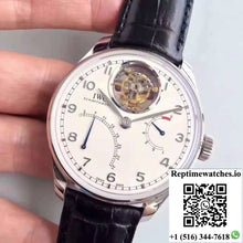 IWC Portugieser Tourbillon Mystere Retrograde IW504601 YL Factory White Dial - Watches