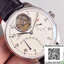 IWC Portugieser Tourbillon Mystere Retrograde IW504601 YL Factory White Dial - Watches
