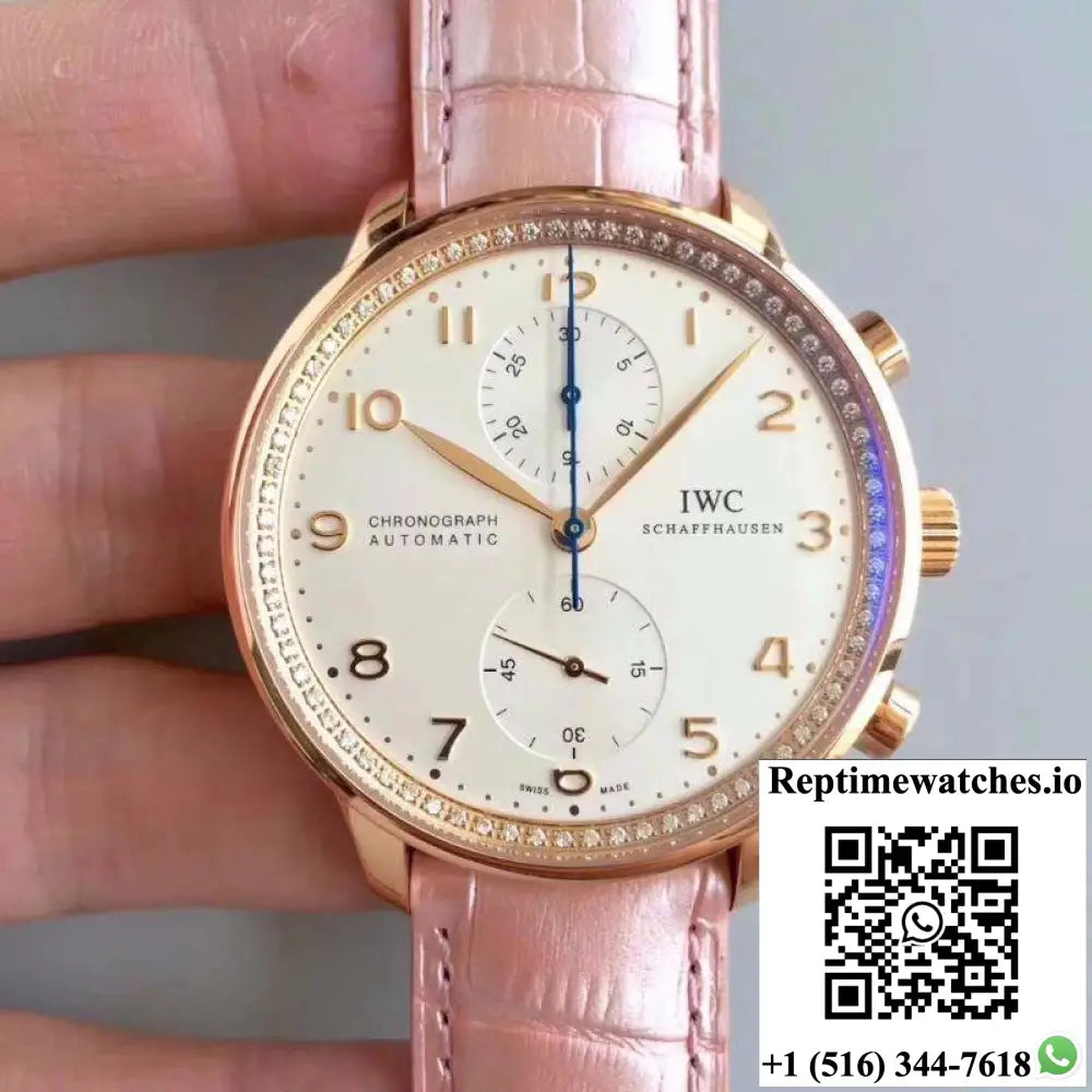 IWC Portuguese Chronograph ZF Factory White Dial - Watches