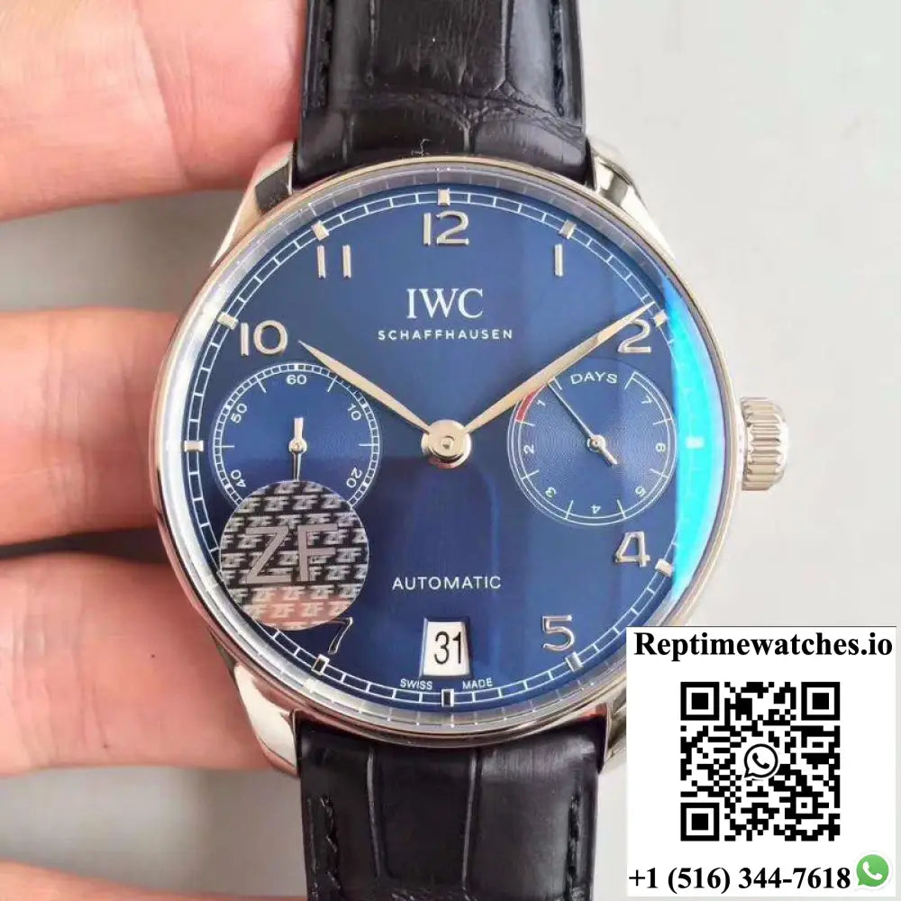 IWC Portuguese IW500703 ZF Factory Blue Dial - Watches